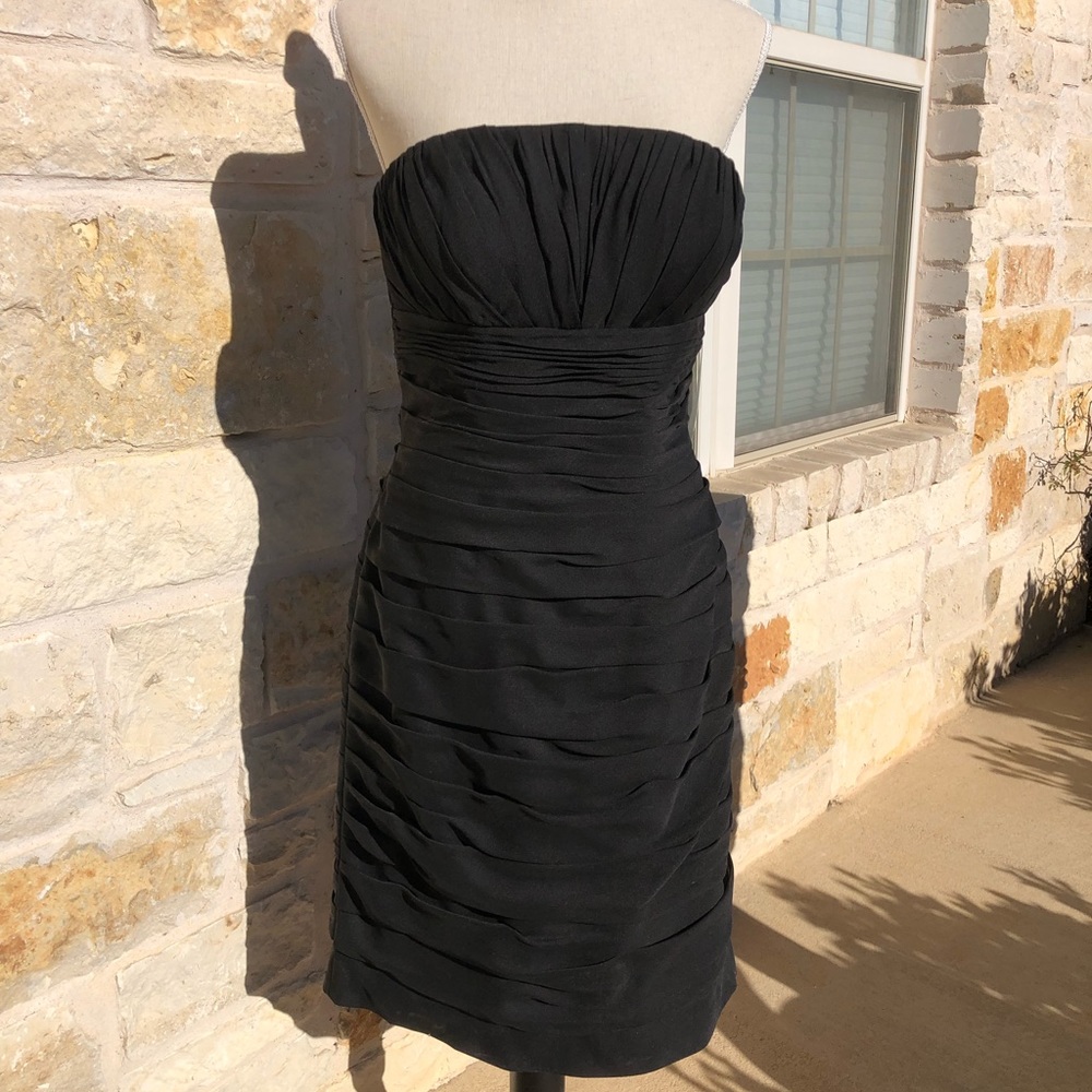 Bill Levkoff Black Bridesmaid Dress